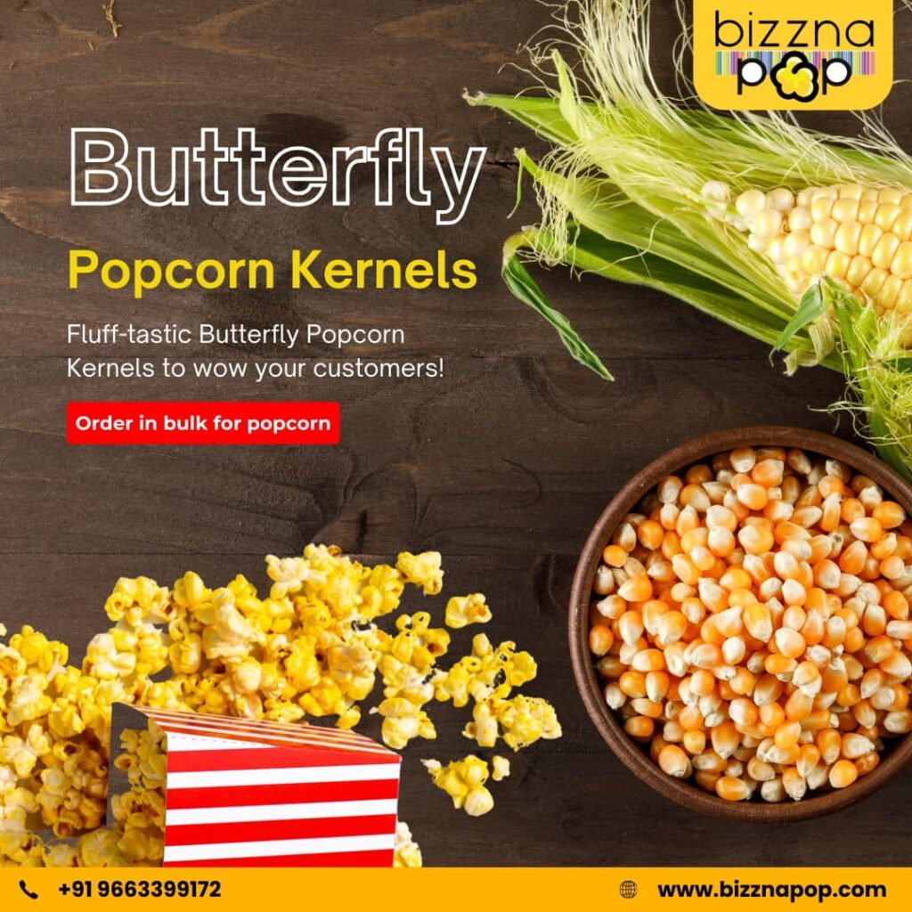 Butterfly popcorn kernels